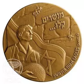 30 שנה לירושלים המאוחדת - 70.0 מ"מ, 140 גרם, ארד טומבק