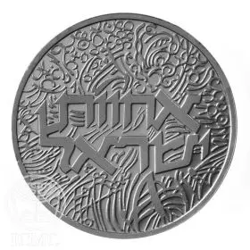מטבע זיכרון, אחוות ישראל, כסף קשוט, 37 מ"מ, 28.8 גרם - צד הנושא