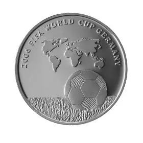 מטבע זיכרון, פיפ"א FIFA 2006, גרמניה, כסף, 30 מ"מ, 14.4 גרם - צד הנושא