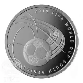 מטבע זיכרון, פיפ"א FIFA 2010, דרום אפריקה, כסף 925, 30 מ"מ, 14.4 גרם - צד הנושא