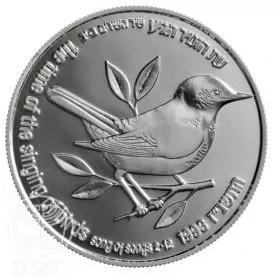 Commemorative Coin, Nightingale and Fig, Silver 925, Proof, 38.7 mm, 28.8 g - Obverse