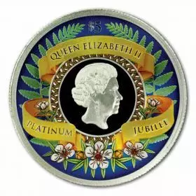 יובל פלטינה למלכה אליזבת' השניה, מטבע כסף טהור 5 אונקיות, 2022