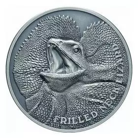 חרדון הצווארון - מטבע כסף טהור 1 אונקיה 2020