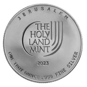 1 אונקיה בוליון כסף - יונת השלום - מהדורת 75 שנה למדינת ישראל 2023