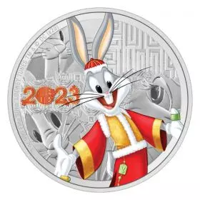 באגס באני שנת הארנב - מטבע כסף 3 אונקיות 2023