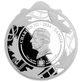 125 שנות אלפרד היצ'קוק - מטבע כסף 3 אונקיות 2024