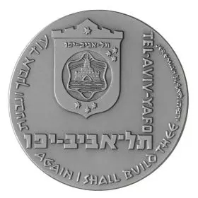 תל אביב יפו - 59.0 מ''מ, 118 גרם, כסף935