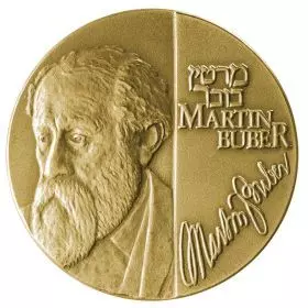State Medal, Martin Buber, Bronze Medal, Bronze Tombac, 59.0 mm, 17 gr - Obverse
