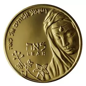 לאה - מדלית זהב/999, 13.92 מ"מ, 1.24 גרם
