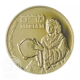 מדליה ממלכתית, מרים - נשים בתנ"ך, זהב קשוט 585, 24.0 מ"מ, 17 גרם - צד הנושא