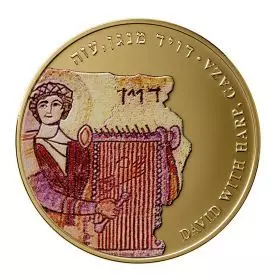 דוד מנגן, פסיפסים עתיקים בארץ ישראל, 1 אונקיה זהב 9999 38.7 מ"מ