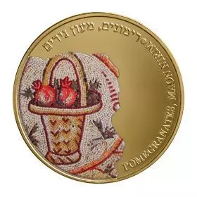 רימונים, פסיפסים עתיקים בארץ ישראל, 1 אונקיה זהב 9999 38.7 מ"מ