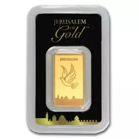 זהב להשקעה, מטיל זהב טהור, 10 גרם - אריזת מגן - צד הנושא