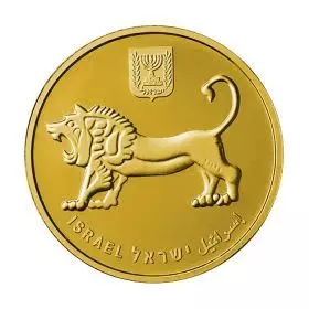50 שנה למוזיאון ישראל - ירושלים של זהב, בוליון 1 אונקייה זהב 9999, 32 מ"מ