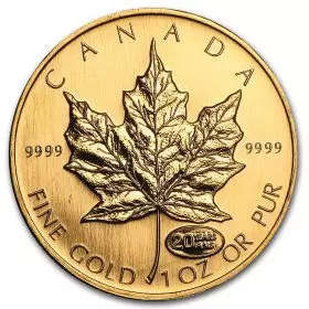 מט.עלה מייפל-קנדה זהב טהור 1999 (יובל 20 שנה)