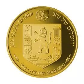 חומות ירושלים, נופי ירושלים, 1 אונקיה בוליון זהב