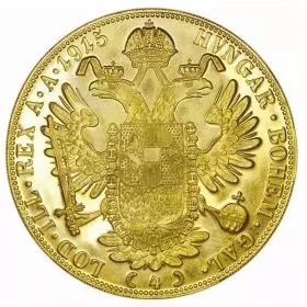 מטבע זהב 4 דוקט אוסטרי 1915