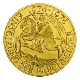 13.5 גרם מטבע זהב - באבנברג 1976 