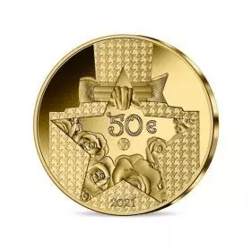 ד'יור מטבע זהב 9999 רבע אונקיה 2021  ערך נקוב 50 אירו