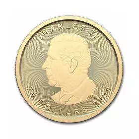 עלה מייפל, קנדה - מטבע זהב 1⁄2 חצי אונקיה 2024