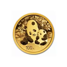 8 גרם מטבע זהב - פנדה 2024