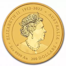 2 אונקיות מטבע זהב - שנת הדרקון 2024
