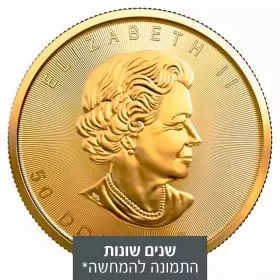עלה מייפל, מטבע זהב, 1 אונקיה