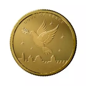 1/2 אונקיה בוליון זהב יונת השלום 2024 - נושא