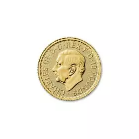 1/10 אונקיה מטבע זהב - בריטניה 2024 - המלך צ'ארלס