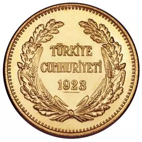 מטבע זהב 500 קורוש - טורקיה 1923