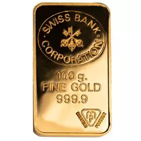 100 גרם מטיל זהב - Swiss Bank