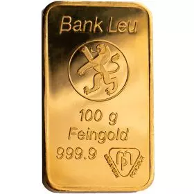 100 גרם מטיל זהב - Leu Bank