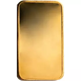 100 גרם מטיל זהב - Leu Bank צד אחורי חלק