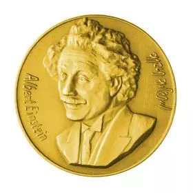 אלברט איינשטיין - 30.5 מ"מ, 17 גרם, זהב585