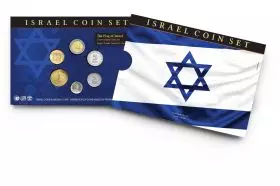 סט מטבעות מחזור דגל ישראל