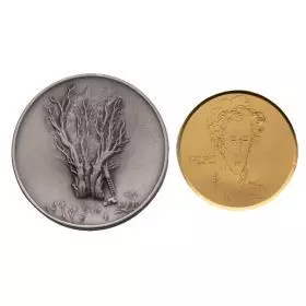 סט ראובן רובין - מדליות זהב וכסף
