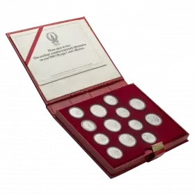 סט 28 מטבעות כסף אולמפיאדת ברית המועצות 1980