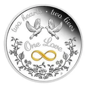 אהבה אינסופית מטבע כסף, 1 אונקיה, 2022