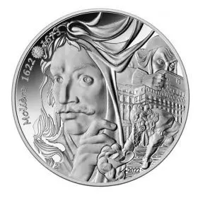 400 שנה להולדת מולייר, מטבע כסף טהור, 2022