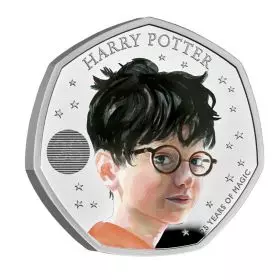 מטבע כסף צבעוני, 25 שנות הארי פוטר, 8 גרם
