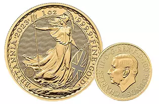 מטבע בוליון זהב בריטניה