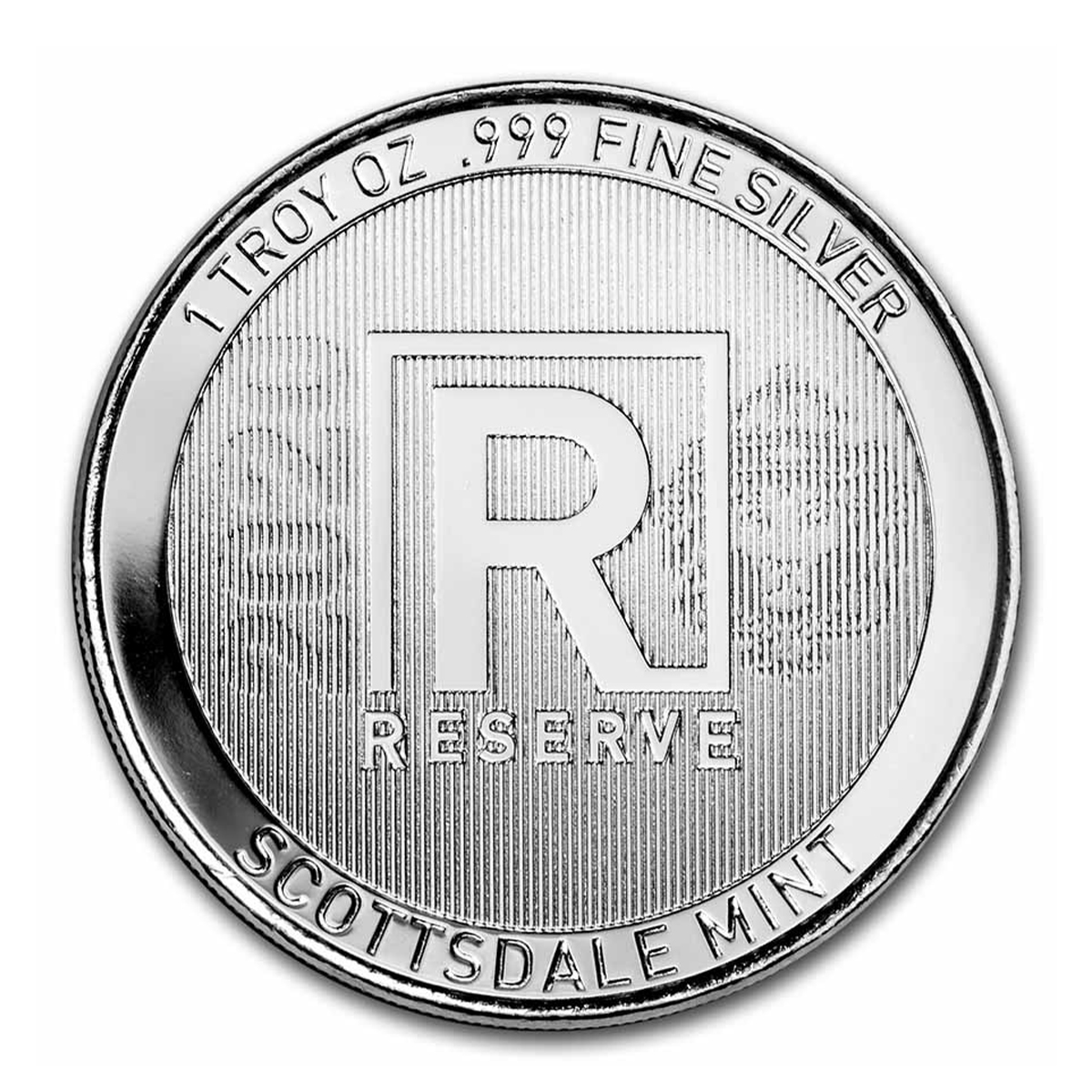 1 אונקיה ראונד כסף - Scottsdale Mint