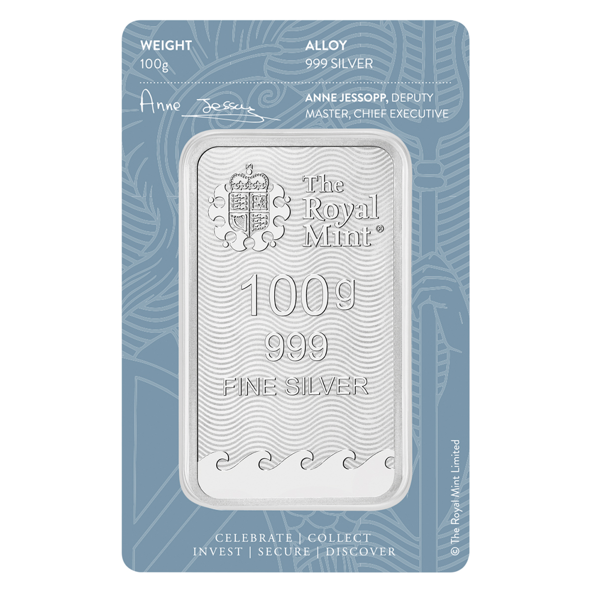 100 גרם מטיל כסף - בריטניה