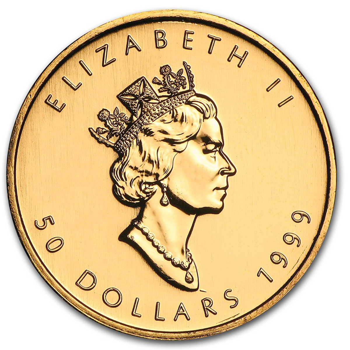 מטבע עלה מייפל-קנדה זהב טהור 1999 (יובל 20 שנה)