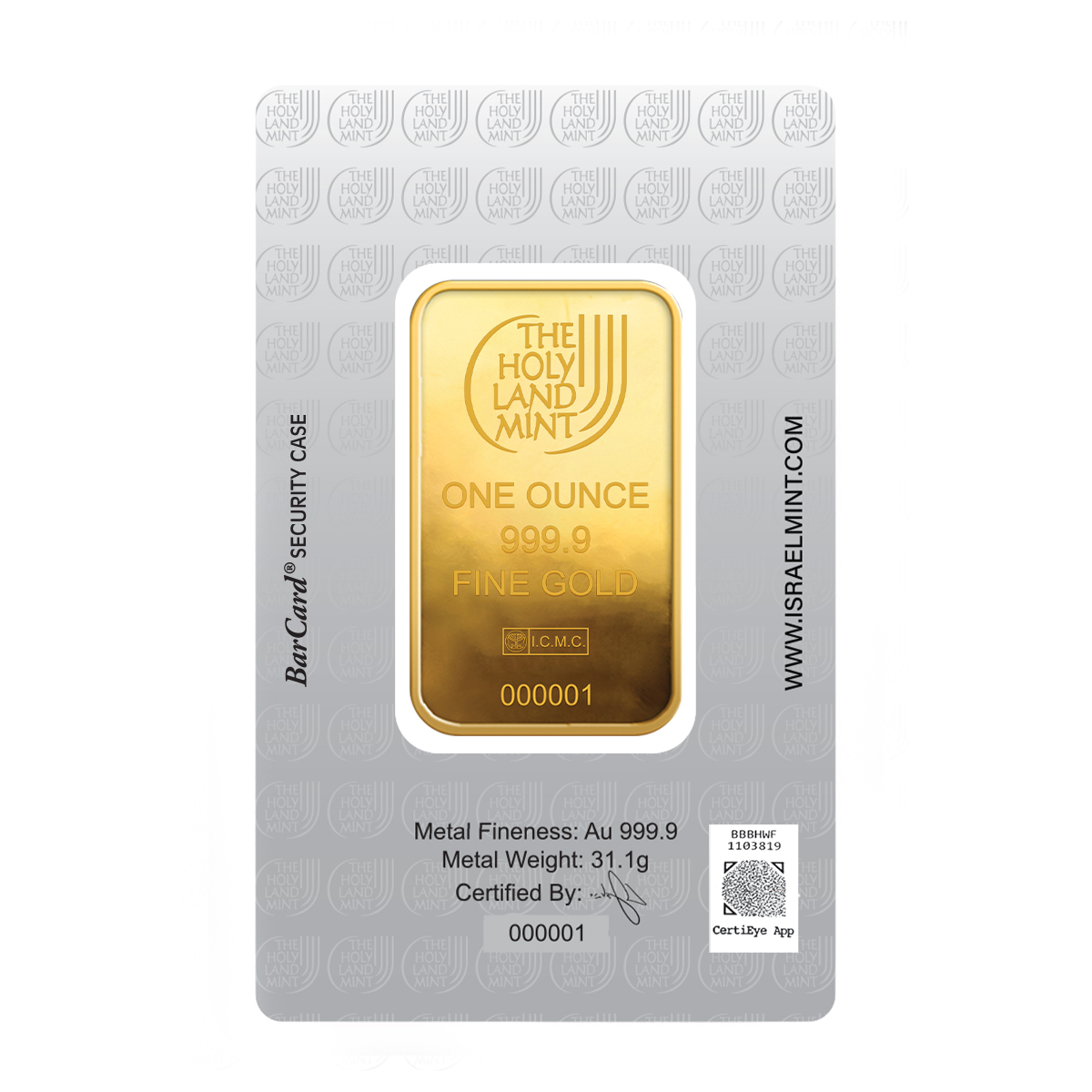 1 אונקיה מטיל זהב - יונת השלום