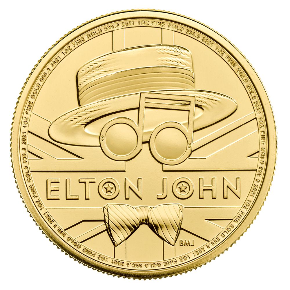 1 אונקיה מטבע זהב - אלטון ג'ון
