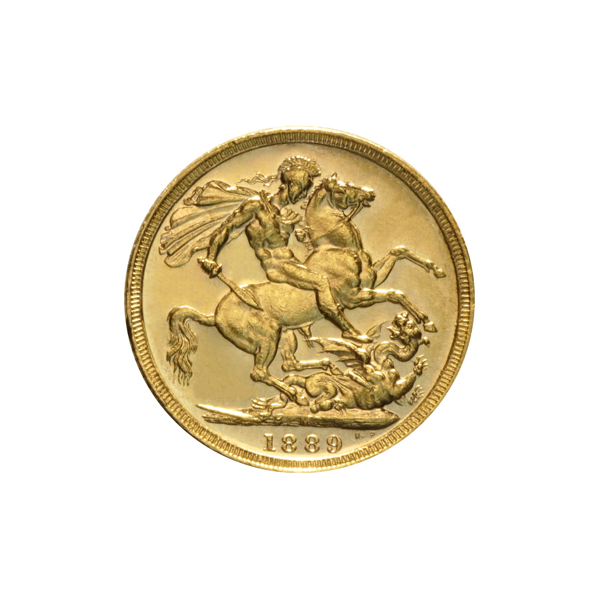 מטבע זהב סוברין - יובל למלכה ויקטוריה (מלבורן) 1889