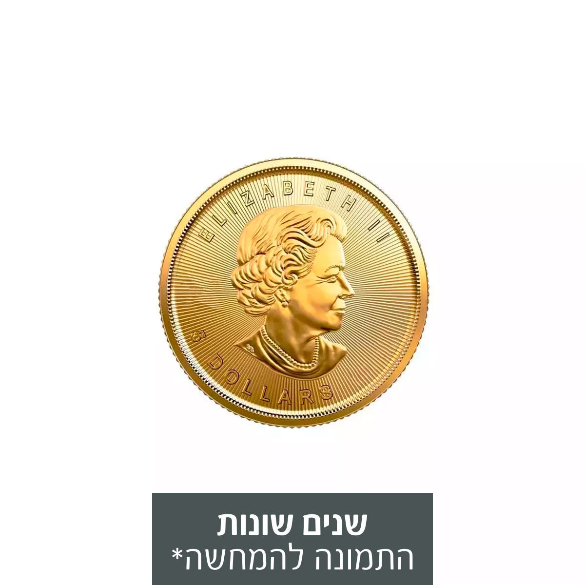 1/10 אונקיה מטבע זהב - עלה מייפל