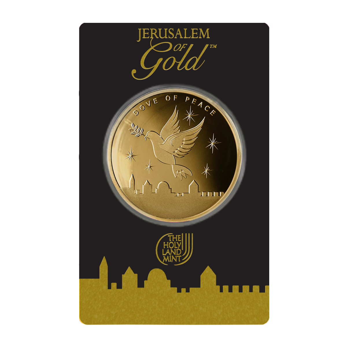 1 אונקיה בוליון זהב - יונת השלום 2023