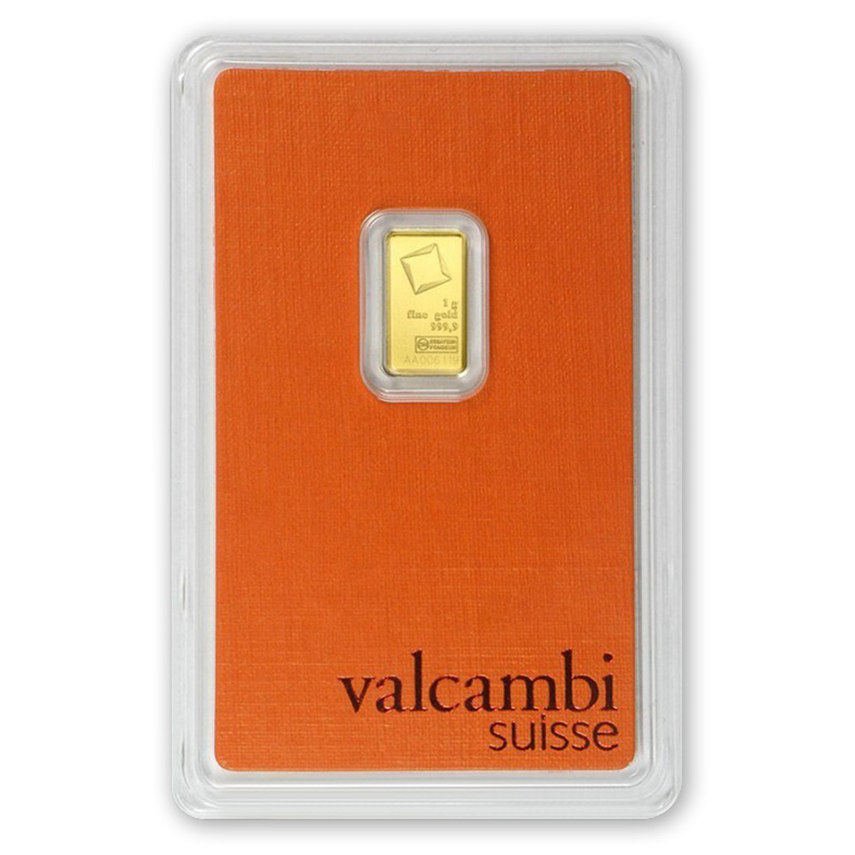 1 גרם מטיל זהב - VALCAMBI